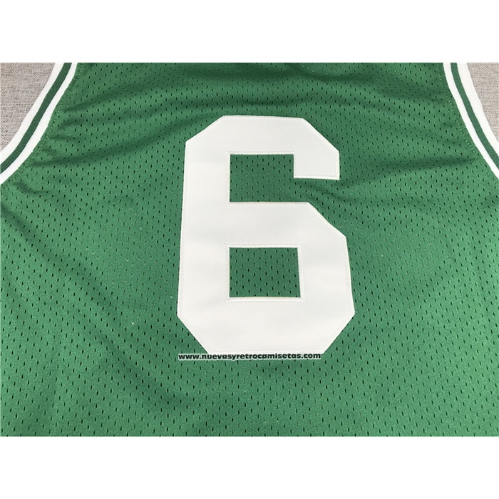 Maglia Boston Celtics Bill Russell #6 Hardwood Classics 1962-63 Verde